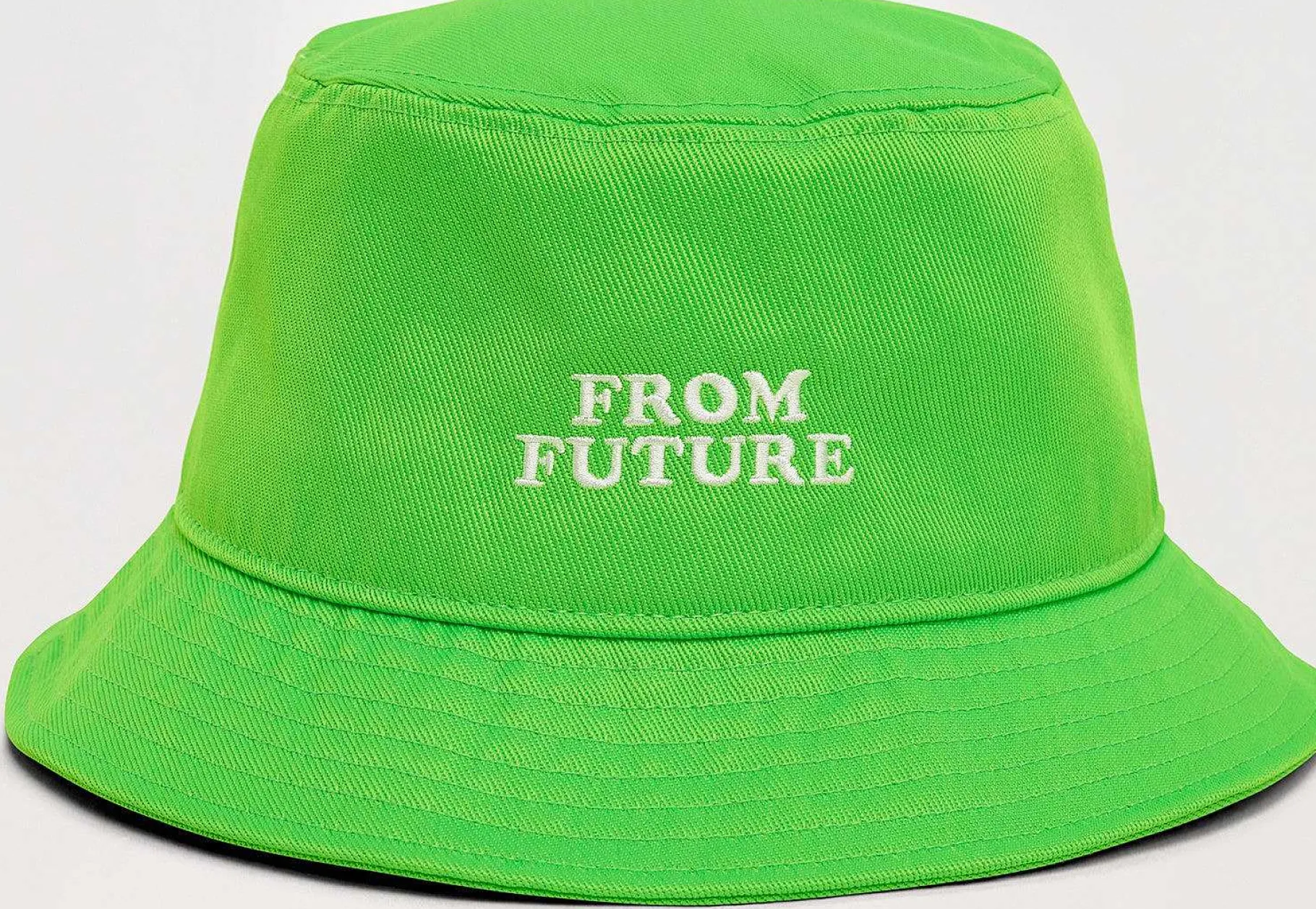 Sale FROM FUTURE Bob Sans Cordon Vert Fluo