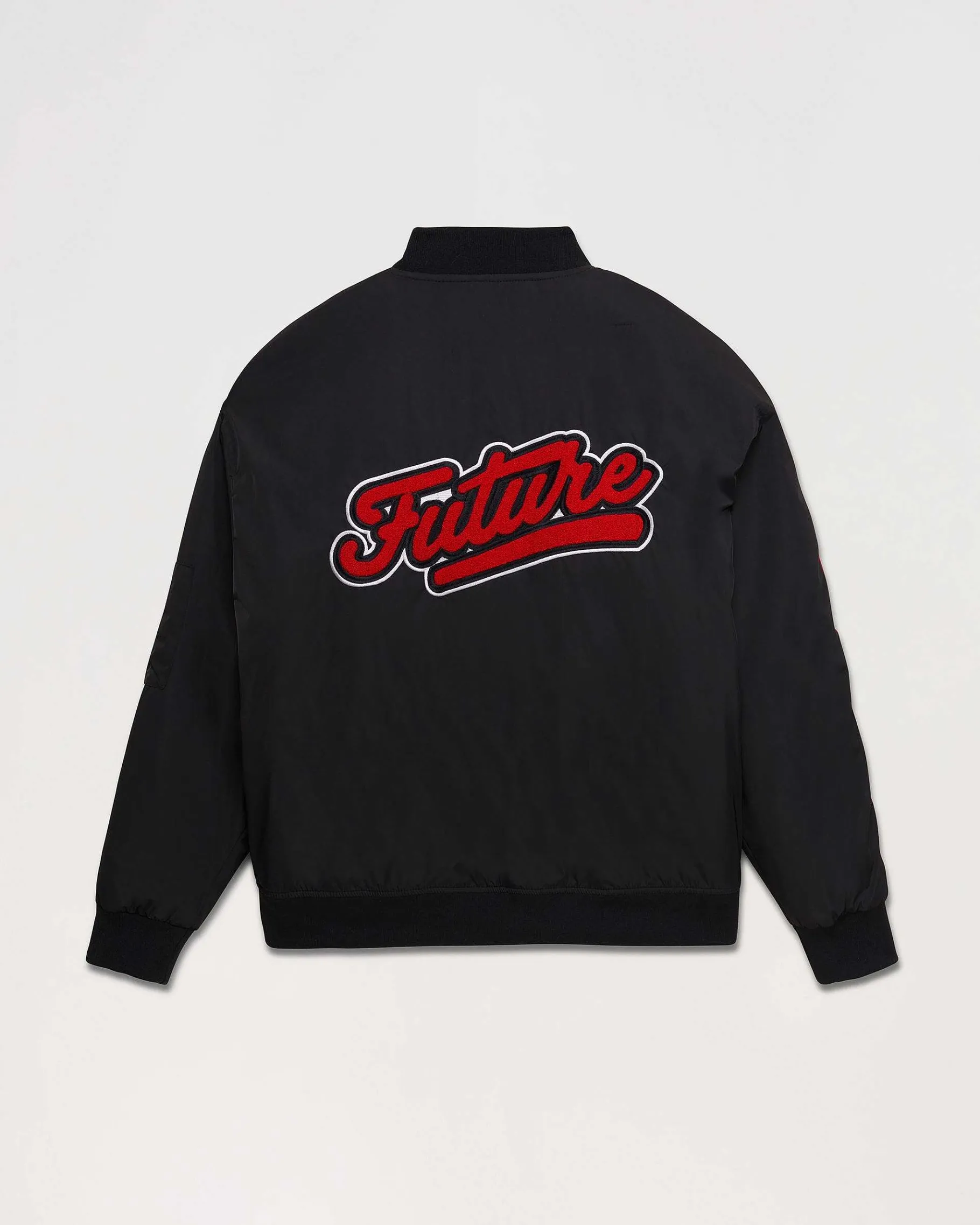 Sale FROM FUTURE Bomber Patch Noir