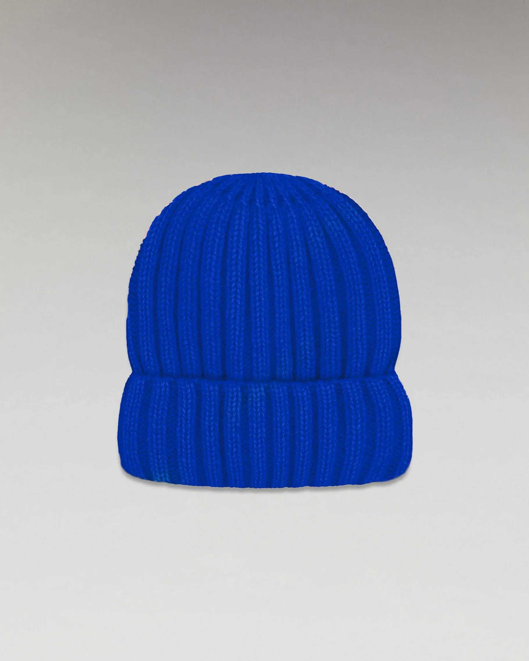 Online FROM FUTURE Bonnet A Revers A Cotes Pop Blue