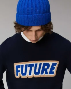 Online FROM FUTURE Bonnet A Revers A Cotes Winter Fuschia