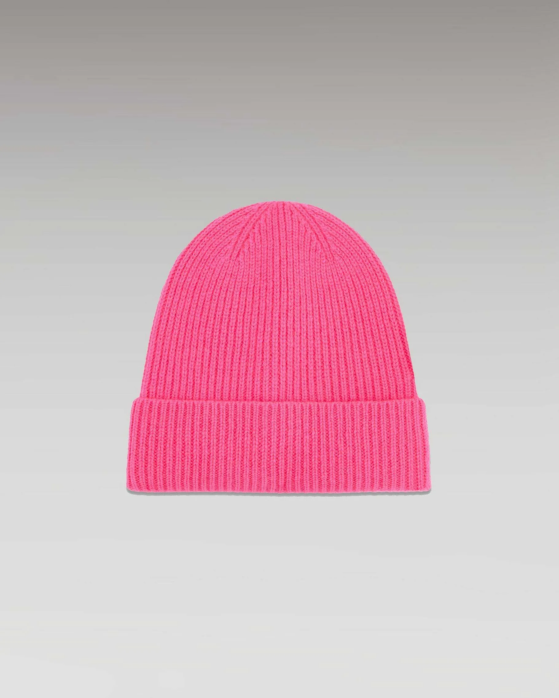 Hot FROM FUTURE Bonnet A Revers A Petites Cotes Holiday Pink