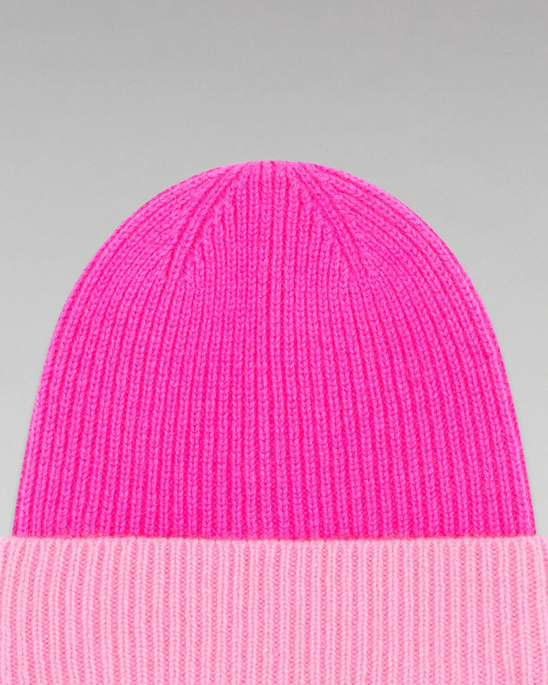 Outlet FROM FUTURE Bonnet A Revers Bicolore Flash Pink