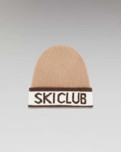 Sale FROM FUTURE Bonnet A Revers Ski Club Camel