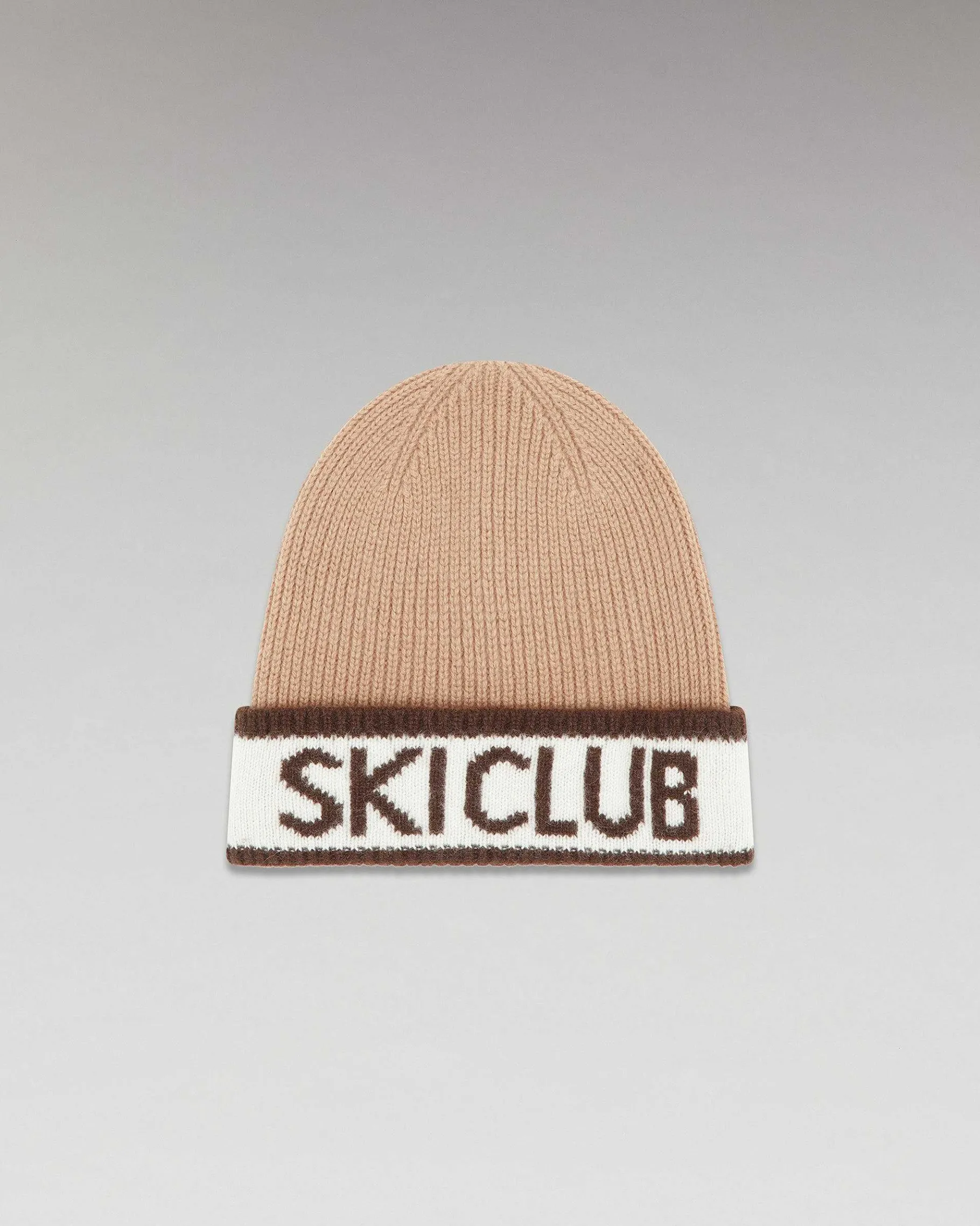 Sale FROM FUTURE Bonnet A Revers Ski Club Camel