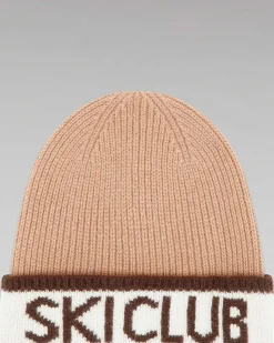 Sale FROM FUTURE Bonnet A Revers Ski Club Camel