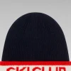 FROM FUTURE Bonnet A Revers Ski Club Navy