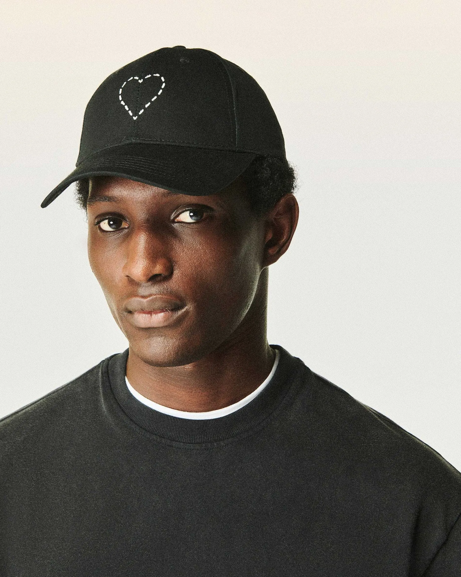 Online FROM FUTURE Casquette A Visiere Courbee Coeur Sable