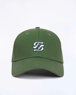 Online FROM FUTURE Casquette A Visiere Courbee Double F Kaki
