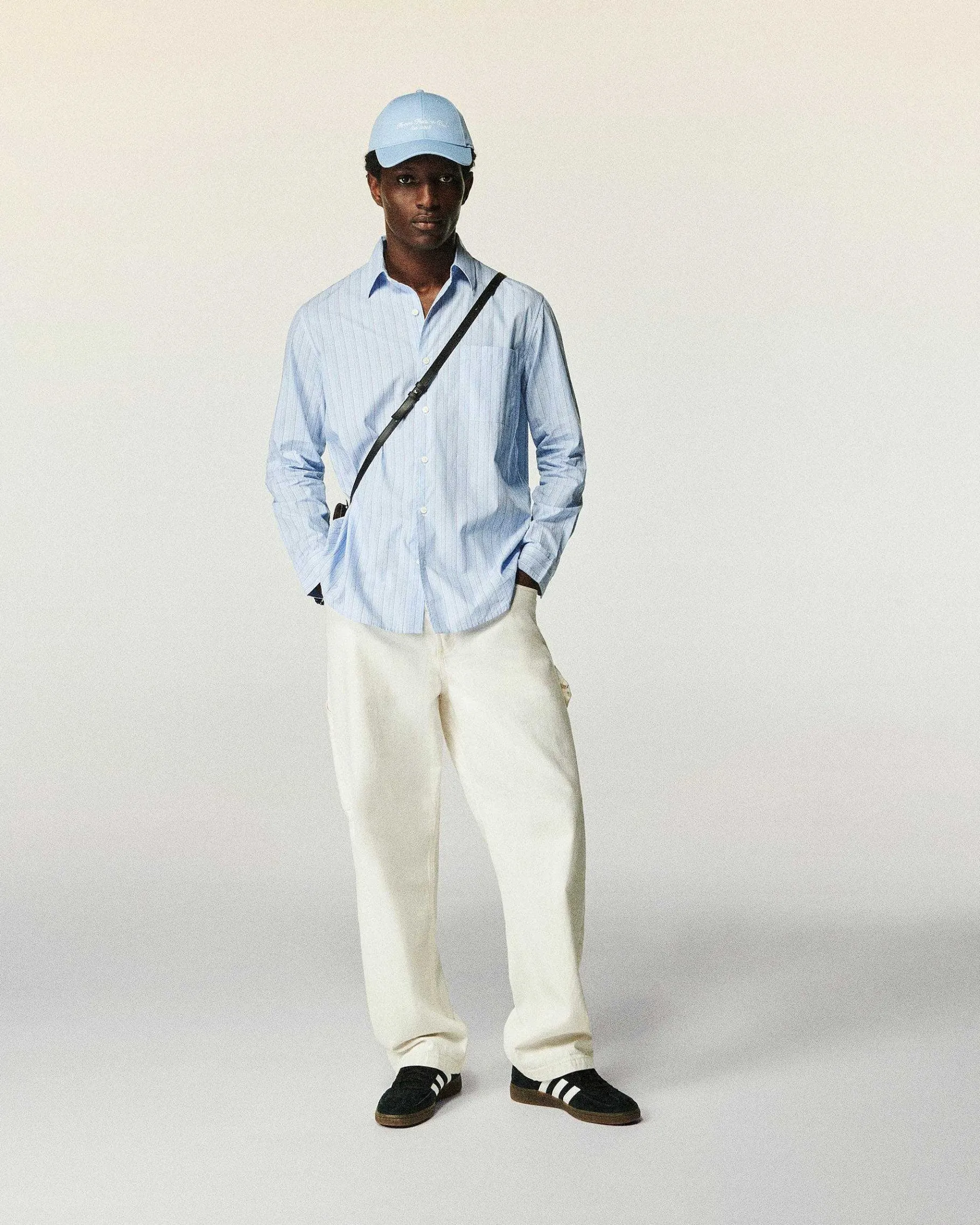 Clearance FROM FUTURE Casquette A Visiere Courbee Club Baby Blue