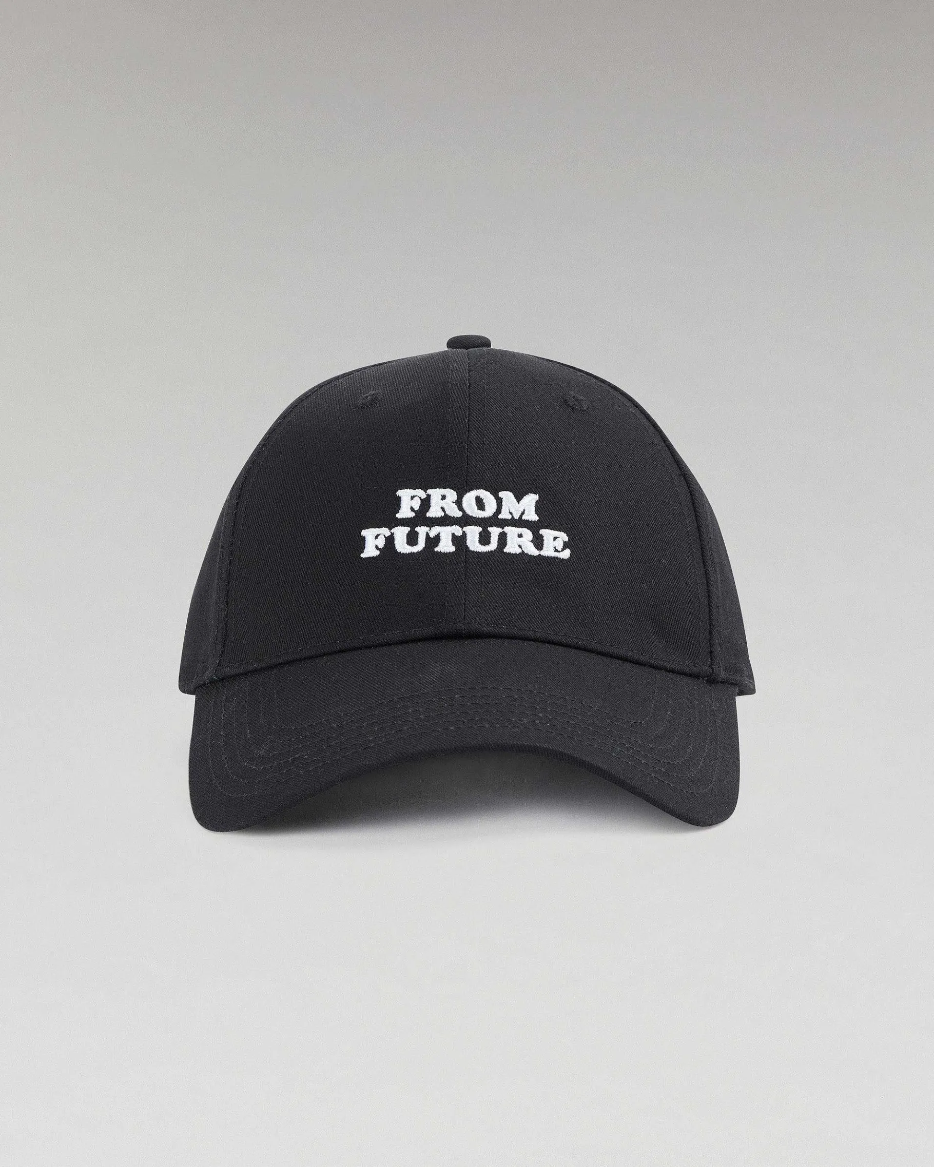 Online FROM FUTURE Casquette A Visiere Courbee Logo Noir