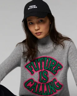 Online FROM FUTURE Casquette A Visiere Courbee Logo Noir