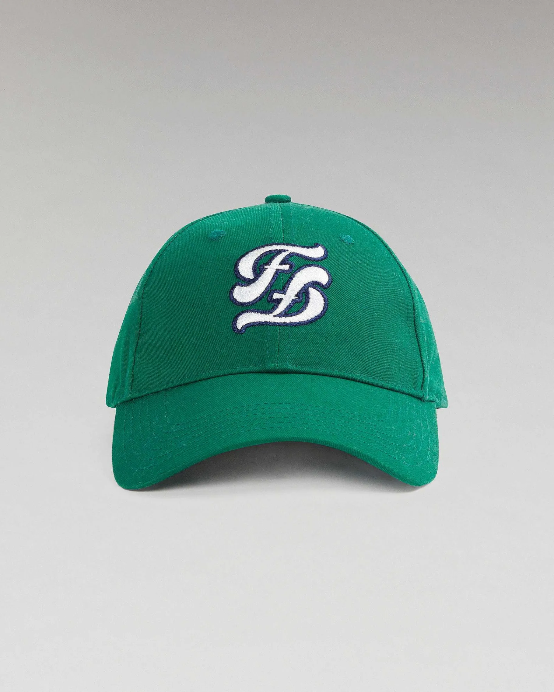 New FROM FUTURE Casquette A Visiere Courbee Logo Double F Dark Green