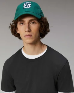 New FROM FUTURE Casquette A Visiere Courbee Logo Double F Dark Green