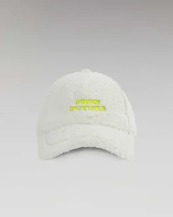 FROM FUTURE Casquette A Visiere Courbee Sherpa Jaune Fluo