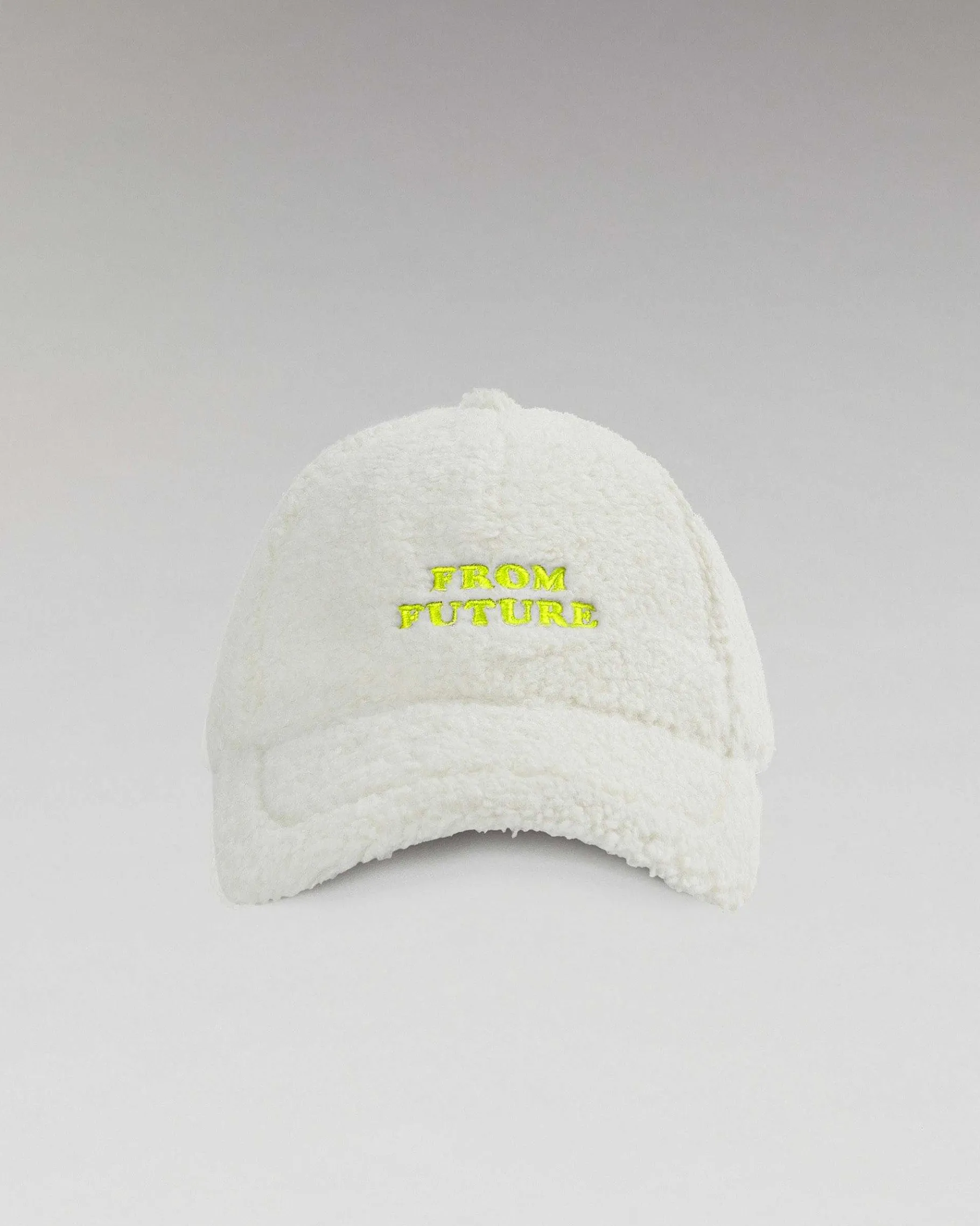 FROM FUTURE Casquette A Visiere Courbee Sherpa Jaune Fluo