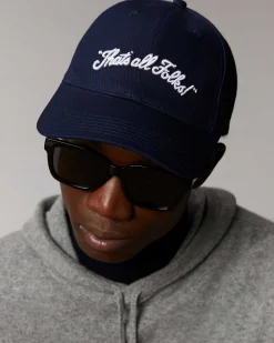 Discount FROM FUTURE Casquette A Visiere Courbee That'S All Folks Navy