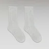 FROM FUTURE Chaussettes Mi-Hautes A Cotes Gris Chine Clair