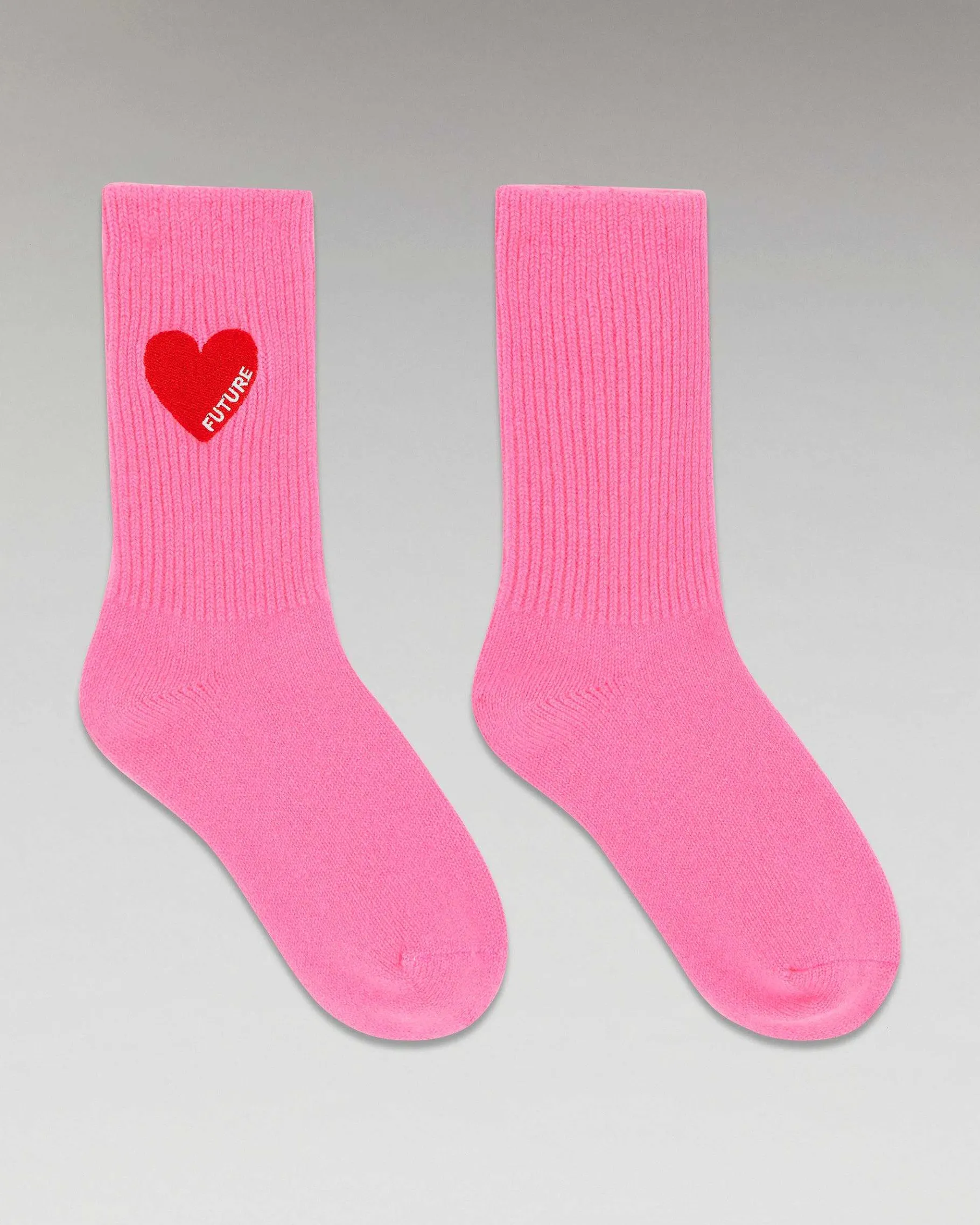 Clearance FROM FUTURE Chaussettes Mi-Hautes Coeur Sparkle Pink