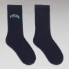New FROM FUTURE Chaussettes Mi-Hautes College Navy