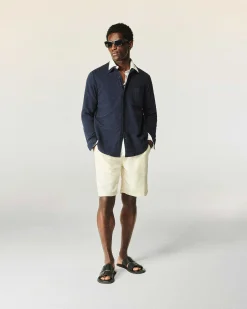 Online FROM FUTURE Chemise Manches Longues Navy