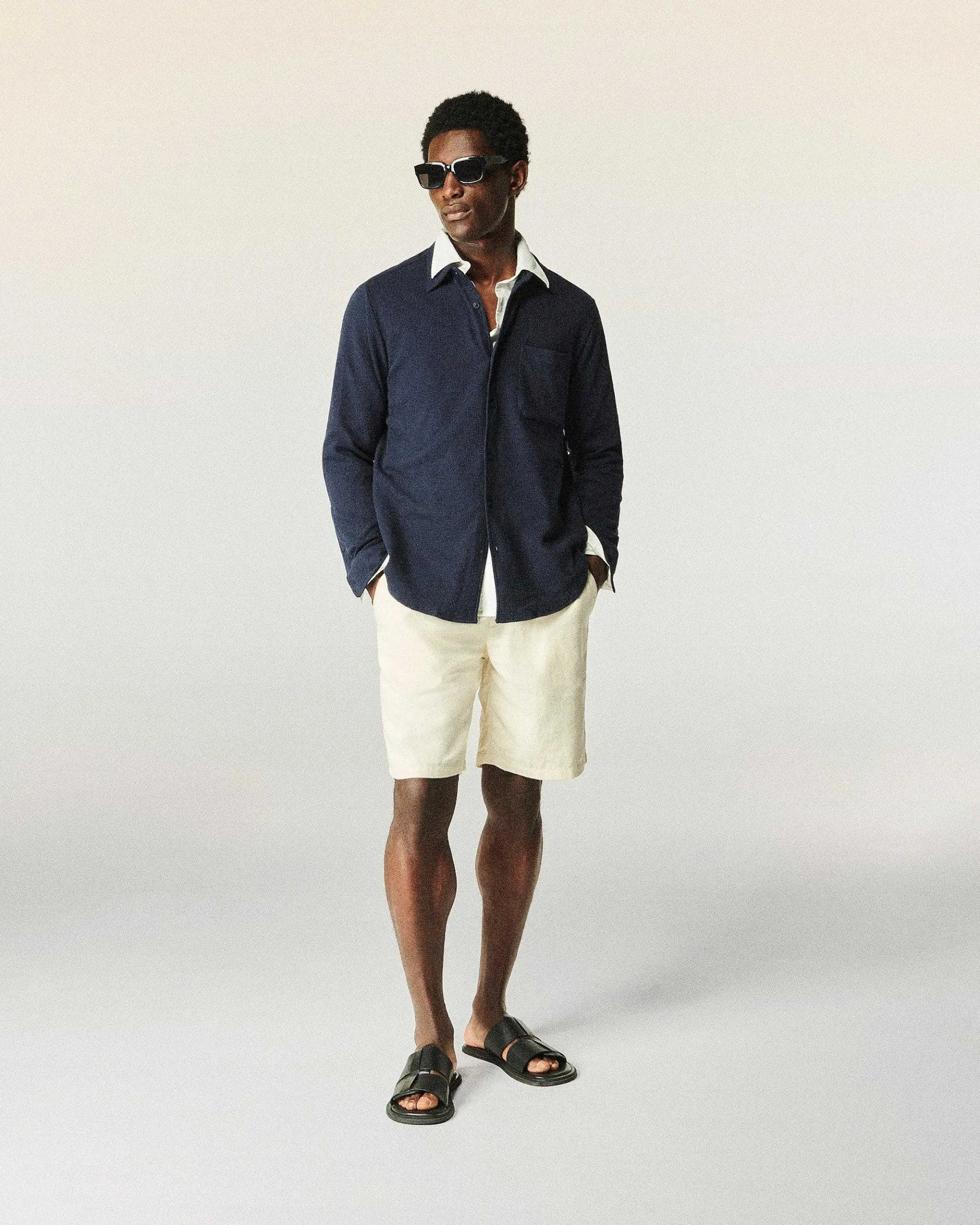 Online FROM FUTURE Chemise Manches Longues Navy