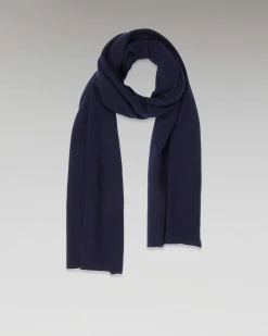 New FROM FUTURE Echarpe Regular Basique Navy