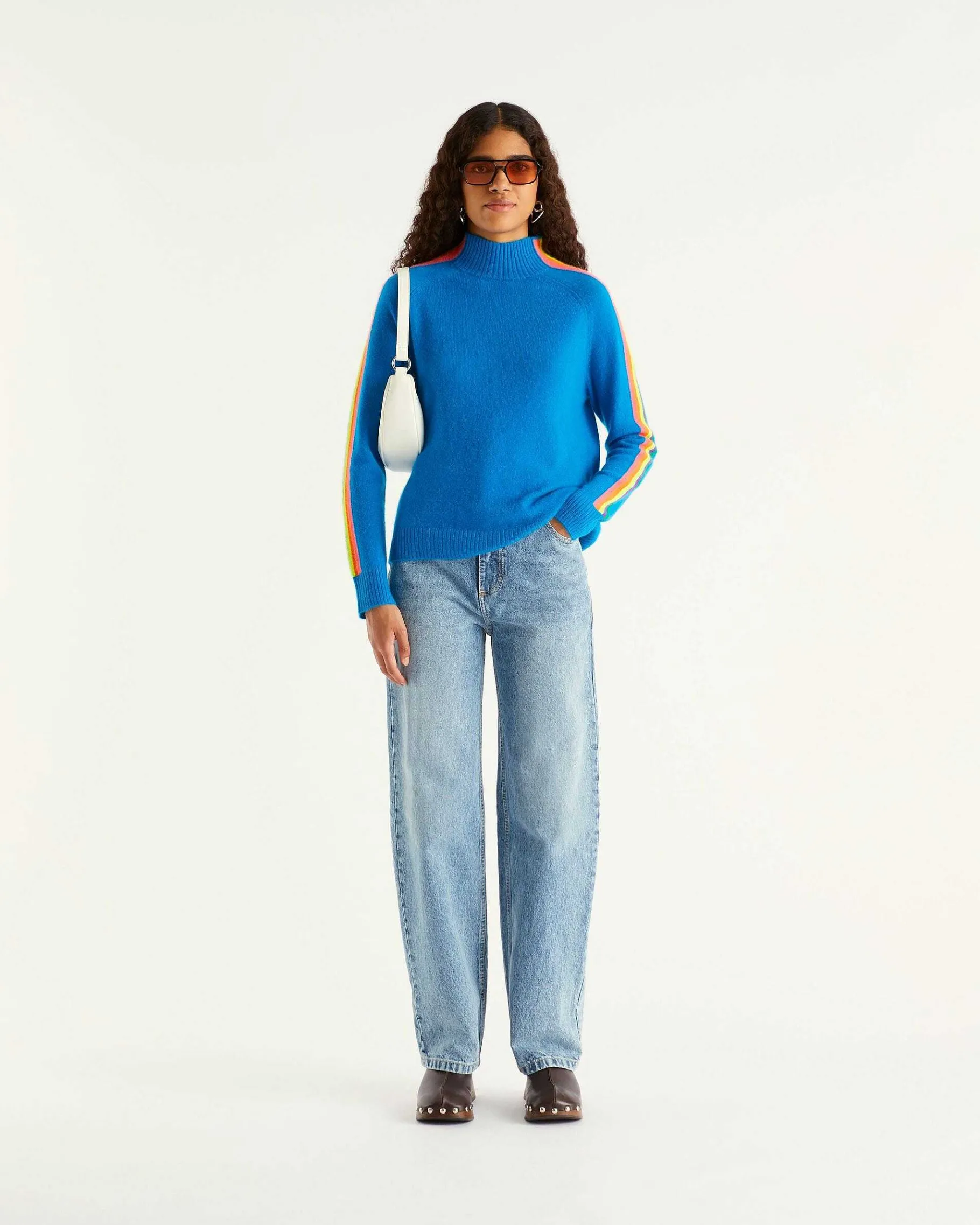 Online FROM FUTURE Jamie Jean Droit Light Blue