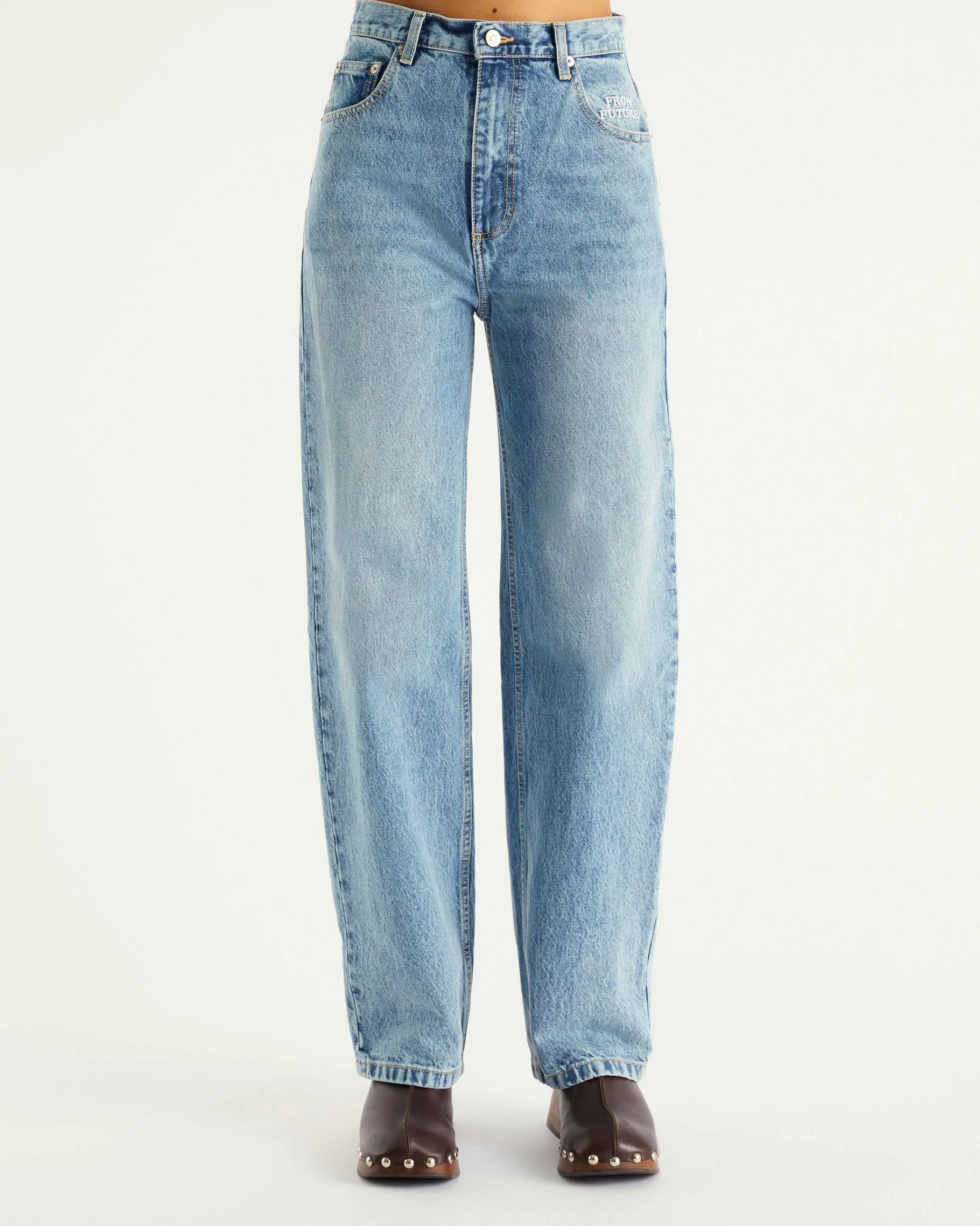 Online FROM FUTURE Jamie Jean Droit Light Blue