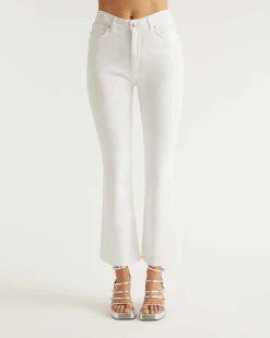 Hot FROM FUTURE Jean Bootcut Jude Ecru