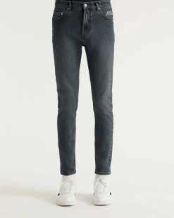 New FROM FUTURE Jean Skinny John Bleu Fonce