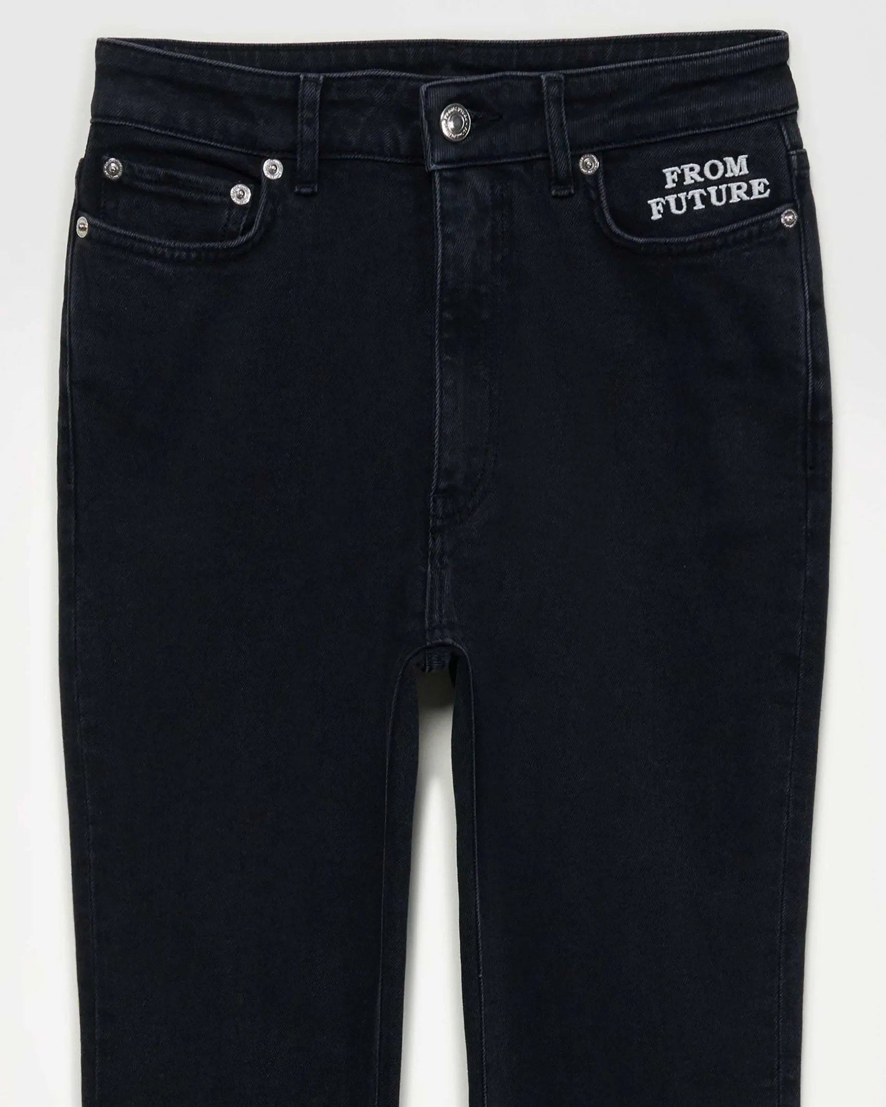 Sale FROM FUTURE Joe Jean Bootcut Fente Noir