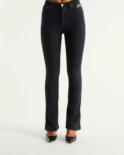 Sale FROM FUTURE Joe Jean Bootcut Fente Noir