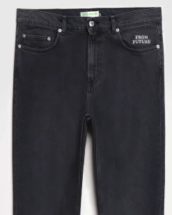 Online FROM FUTURE Joey Jean Coupe Droite Washed Black