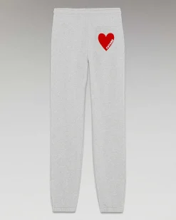 Hot FROM FUTURE Jogging Droit Coeur Gris Chine Clair