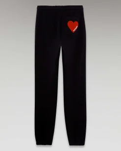 Online FROM FUTURE Jogging Droit Coeur Noir