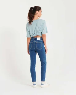 Online FROM FUTURE Johnny Jean Slim Fit Bleu Fonce