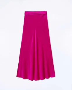 Best FROM FUTURE Jupe Longue Lena Raspberry Pink