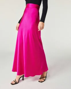 Best FROM FUTURE Jupe Longue Lena Raspberry Pink