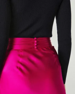 Best FROM FUTURE Jupe Longue Lena Raspberry Pink