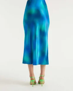 Hot FROM FUTURE Jupe Mi Longue Vicky Dreamy Blue