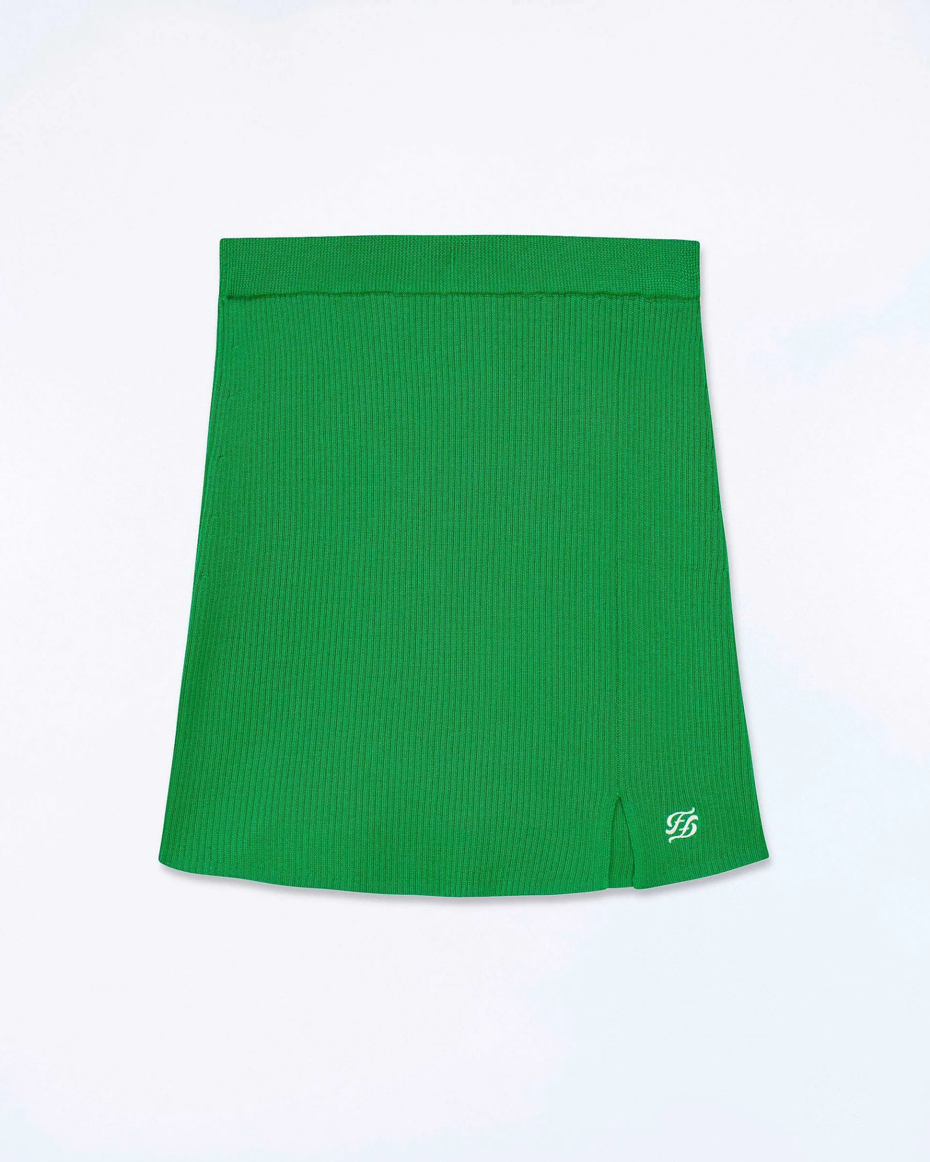 New FROM FUTURE Jupe Mini Bicolore Tropical Green