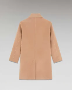 FROM FUTURE Outerwear Manteau Long Double Face Camel