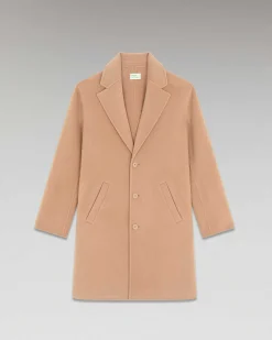 FROM FUTURE Outerwear Manteau Long Double Face Camel