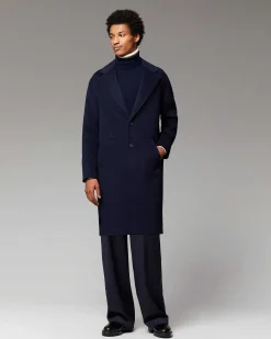 Clearance FROM FUTURE Outerwear Manteau Long Double Face Navy