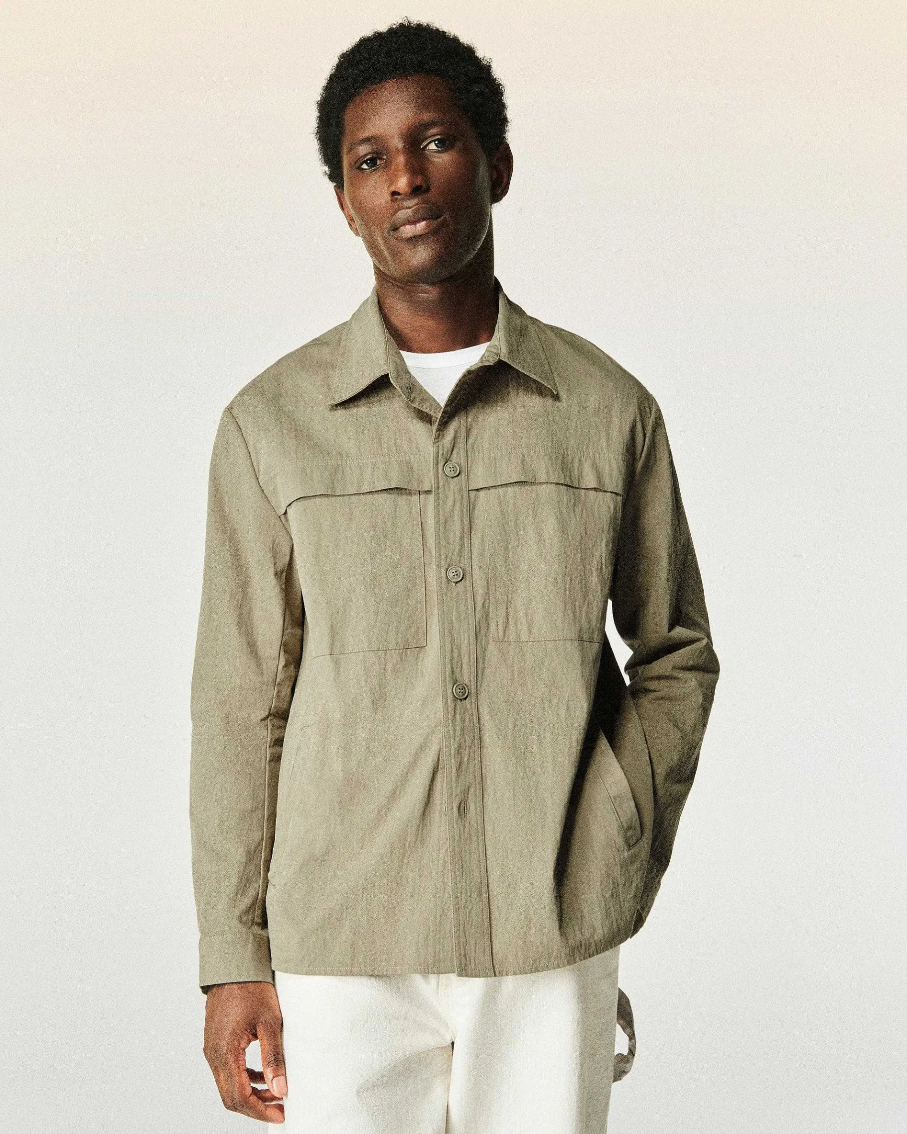 Sale FROM FUTURE Outerwear Surchemise Light Kaki