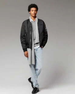 FROM FUTURE Outerwear Veste Bombers Noir
