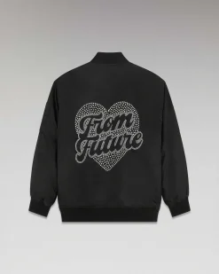FROM FUTURE Outerwear Veste Bombers Future Strass Noir