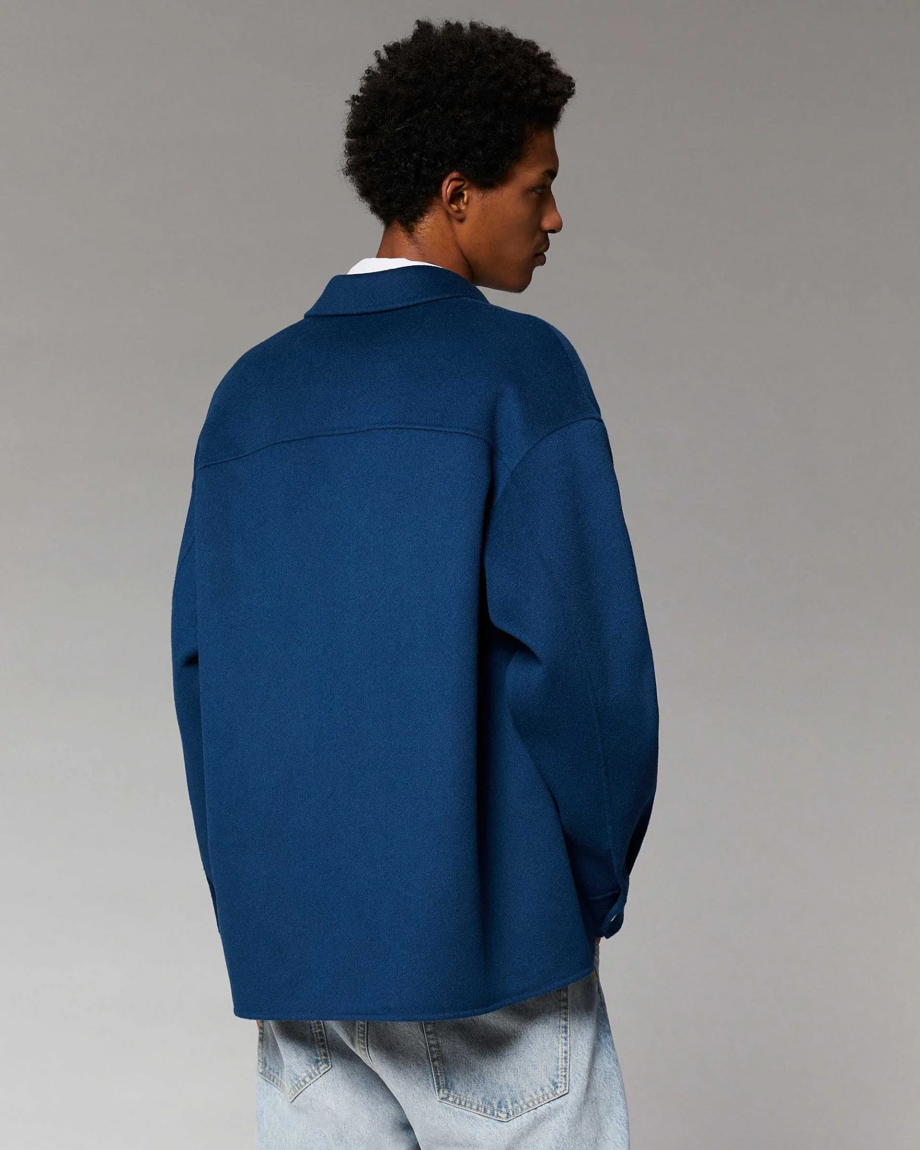 FROM FUTURE Outerwear Veste Double Face Moonlight Blue