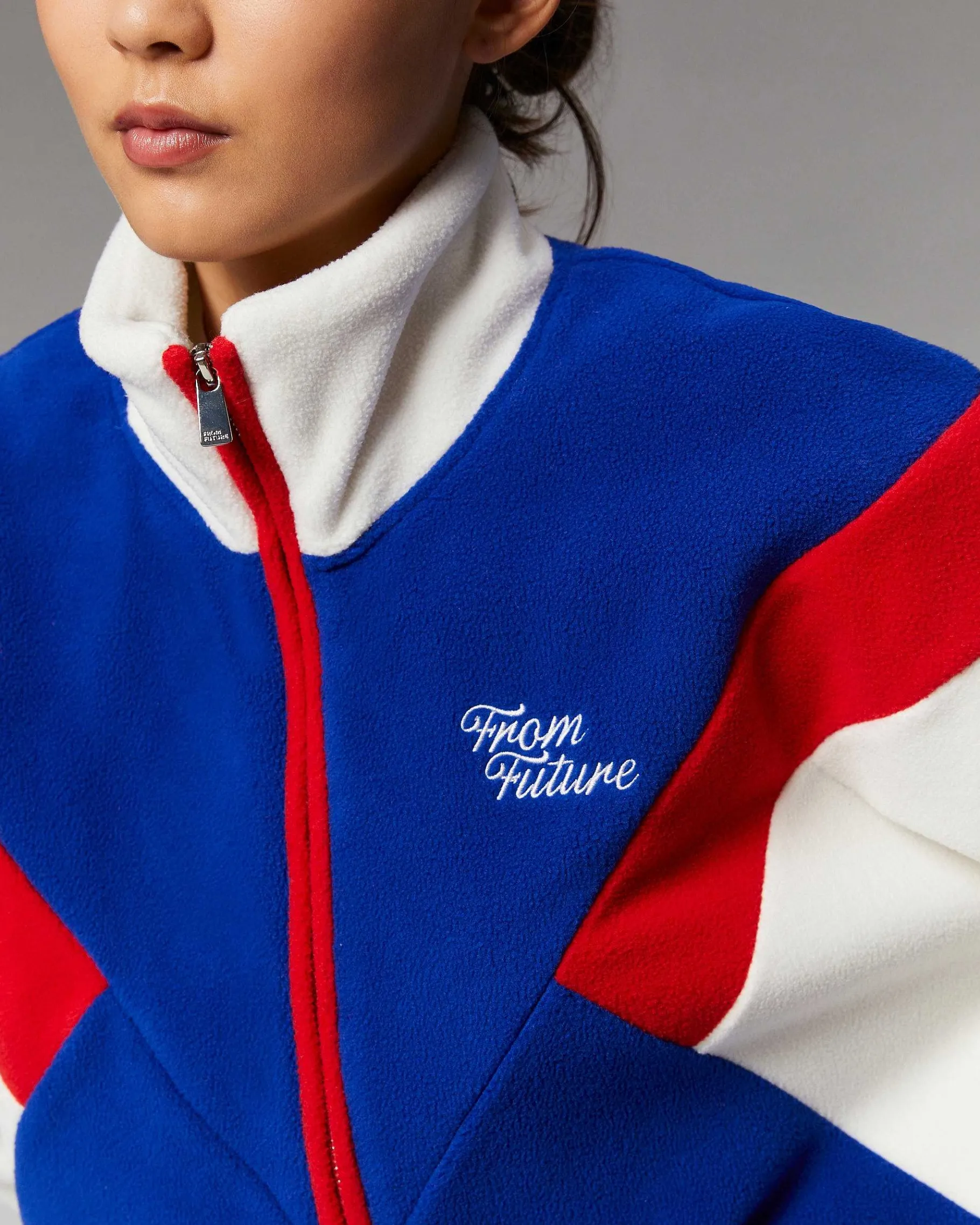 Sale FROM FUTURE Outerwear Veste Polaire Pop Blue