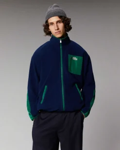 New FROM FUTURE Outerwear Veste Polaire Navy